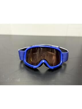 Smith Optics Ski Snowboard Goggles Blue Frame Amber Lens Adjustable Strap